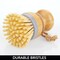 mDesign Bamboo Non-Scratch Dish Scrubber Cleaning Brush, 2 Pack